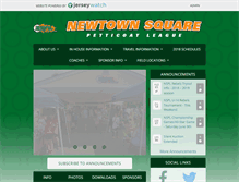 Tablet Screenshot of nsplsoftball.com